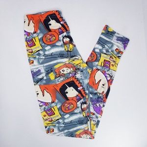 Soft Leggings (emo girl print)